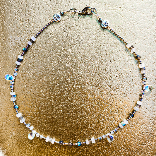 Moonstone Storm Choker